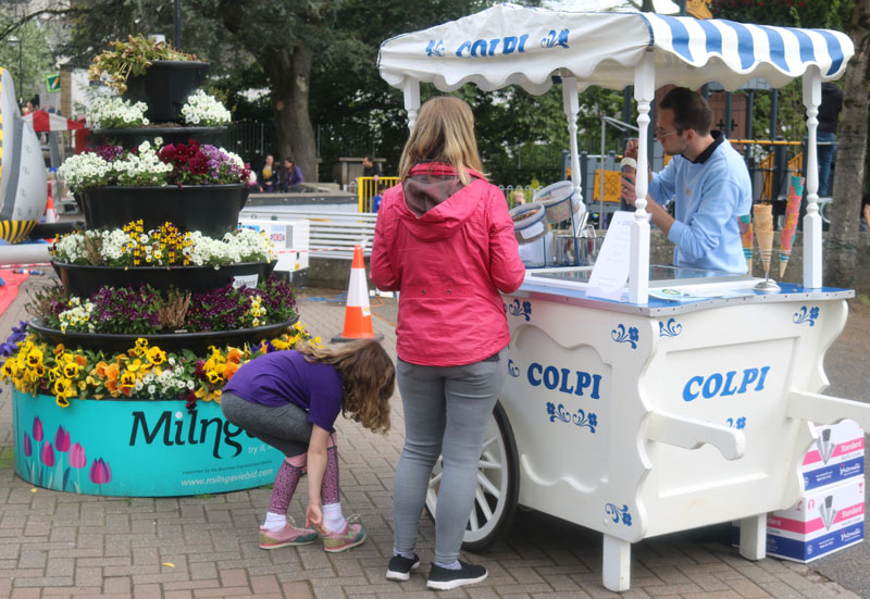 Milngavie In Bloom featuring Colpi Ice Cream